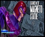 Diamond Select Marvel Legends in 3D Magneto 1/2 Scale Limited Edition Bust