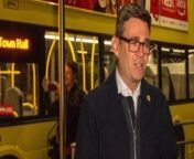 Greater Manchester Mayor Andy Burnham has confirmed a planned night bus trial will go ahead in the city-region this year.&#60;br/&#62;&#60;br/&#62;The mayor says he hopes hourly all-night services on the V1 and 36 buses near key nighttime economy employment sites will start at the latest by the end of summer.&#60;br/&#62;&#60;br/&#62;This pilot was given the go-ahead by councillors on Thursday March 21, and will run seven days a week with a bus every hour in each direction for a year.&#60;br/&#62;&#60;br/&#62;This means over one hundred and thirty thousand people who live in Salford, Wigan and Bolton within a quarter of a mile of a V1 or 36 stop can get to and from the city centre at all hours of the day.&#60;br/&#62;&#60;br/&#62;The pilot will include a ‘review point’, focusing primarily on supporting people working in the night time economy, as political leaders say that’s ‘up to a third’ of Greater Manchester’s staff work. &#60;br/&#62;&#60;br/&#62;The buses will also serve areas with high numbers of people less likely to own a car and more likely to use public transport.
