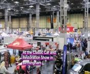 At the Classic Car and Restoration Show in Birmingham, enthusiasts come together to showcase their cherished vehicles and share their passion with others.