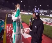 Denny Hamlin gives major thanks to his No. 11 Joe Gibbs Racing team after an electric overtime win at Richmond Raceway.