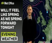 Sunshine in the north, wet to the south, as low pressure staying in charge – This is the Met Office UK Weather forecast for the evening of 30/03/24. Bringing you today’s weather forecast is Craig Snell.