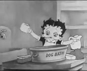 Betty Boop_ A little soap and water from soap pole